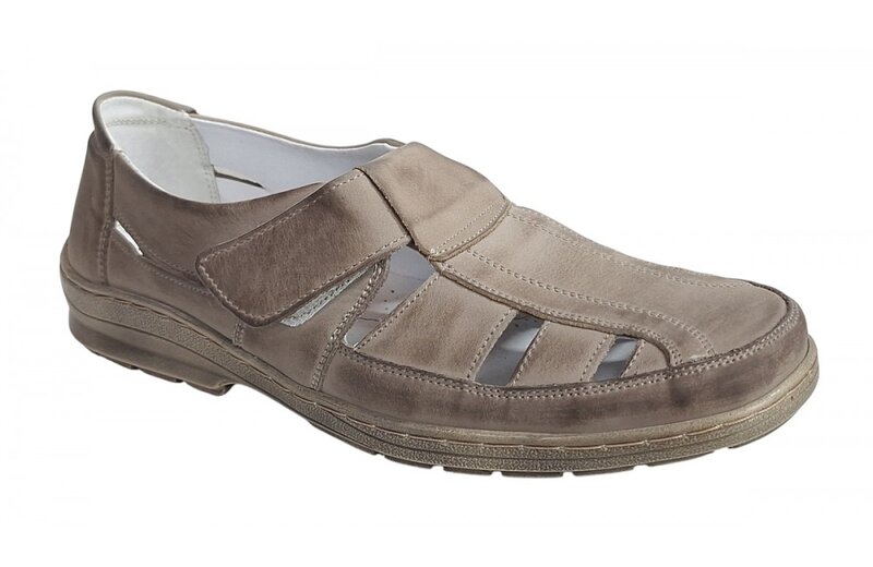 Sandale barbati casual din piele naturala - Model Nisip SCV3SP
