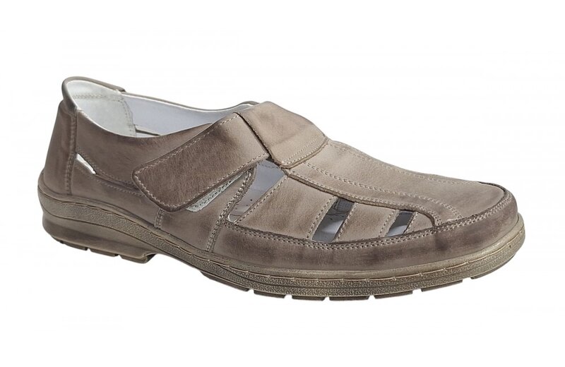 Sandale barbati casual din piele naturala - Model Nisip SCV3SP